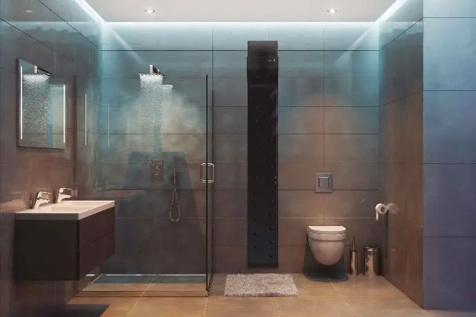Valiryo enables showering and drying in the same space
